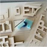 Massing study 09 - diagonal bar and L-shaped wing